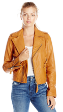 Joie Women's Ailey Leather Jacket in Honey