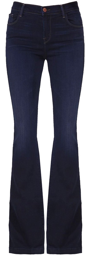 J Brand Maria Embrace High-Rise Flare Jeans Blue | NEOLULU